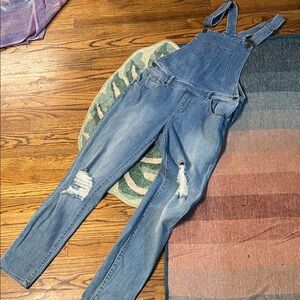 Style & Co. Blue Denim Women Jeans Overalls